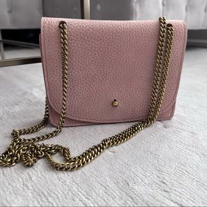 Madewell Small Leather Purse - Blush Pink